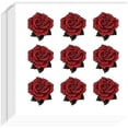 thumbnail image 1 of Pegatinas decorativas de papel autoadhesivas para regalos decorativos de fiesta Sellado de junio Rose 90x90 mm Pegatinas: 25 mm 9 piezas / hoja, 1 of 8