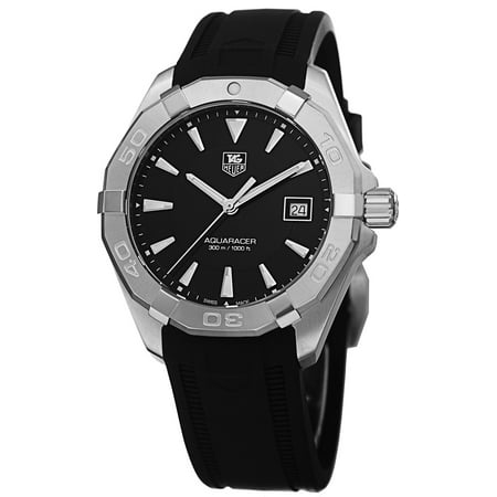 Tag Heuer Aquaracer Rubber Mens Watch WAY1110.FT8021