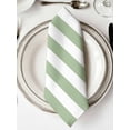 thumbnail image 2 of Cloth Napkins Set of 2 - 20x20 Inches, Sage Green Striped Washable Reusable Table Napkins, Farmhouse Sage Green Stripes Soft & Absortbent Dining Napkin for Party Wedding Hotel Restaurant, 2 of 8