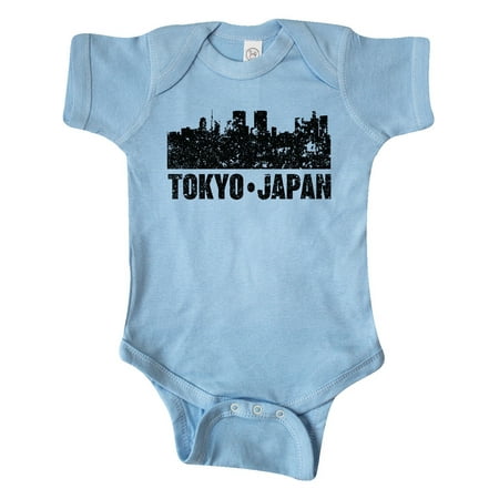 

Inktastic Tokyo Japan City Skyline with Grunge Gift Baby Boy or Baby Girl Bodysuit