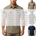 thumbnail image 3 of Qiyinn Men's Short Sleeve Tactical Shirts, UPF 50+ Ripstop Military Work Shirts, Breathable Button Down Outdoor Hiking Shirt, 3 of 5