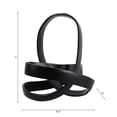 thumbnail image 5 of Decorative Aluminum Knot Sculpture for Home Decor - Modern Ornaments Figurine for Bathroom, Office, and Living Room - Stylish Shelf Accent, Coffee Table Decor, or Any Room Display - 11", Black, 5 of 14