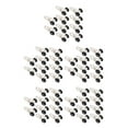 thumbnail image 2 of relayinert Rail de Rideau Robuste 10 Pcs Rail Coulissant Robuste Crochet de Transport Roulant Support de Plafond Solide et Durable Blanc Noir Style 5 5Ensemble, 2 of 6