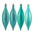 thumbnail image 3 of Vickerman 5.5" Teal Finial Drop Christmas Ornament, Assorted 4 Finish, 8 per Pack, 3 of 4