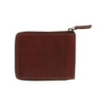 thumbnail image 4 of American Bison  Oil Pull Up Leather Zip Around Wallet with Center Flap (Men), 4 of 5