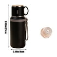 thumbnail image 6 of Thermal Insulated Water Cup, Large Capacity Stainless Steel, Keeps Drinks Hot/Cold, Modern Sleek Design, Ideal for Home Office, Daily Hydration, Stylish Water Bottle, Vacuum Insulated Cup TOPLIU, 6 of 8