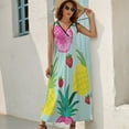 thumbnail image 2 of Lunarable Pineapple Sleeveless Dress Female Clothing Dress Women Summer 2025 Dress, 2 of 7