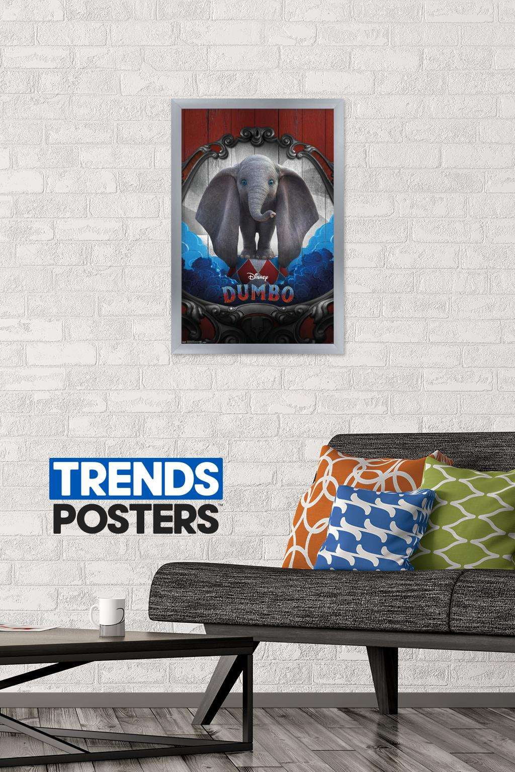 Disney Dumbo - One Sheet Wall Poster, 14.725" x 22.375", Framed