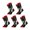 Badminton, variant on 5 Pair Long Compressions Sock Cotton Texture for Football Player Offering and Wicking Technology