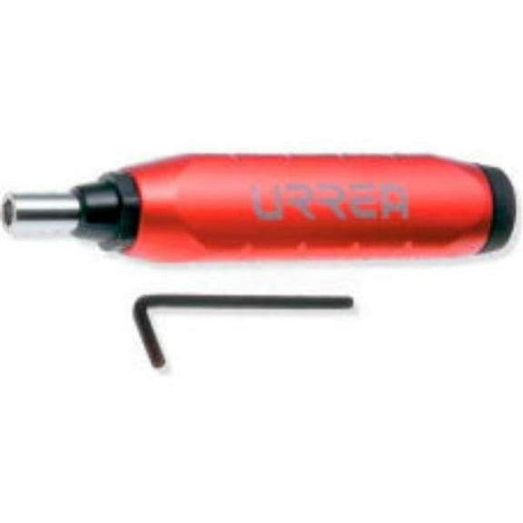 Urrea Professional Tools B991613 Torque Range Torque Screwdriver, Red - 0.25 in. Drive 5.625 in. Long - 1.5-15 in.