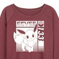 thumbnail image 3 of Pokémon - Eevee 133 - Women's Lightweight French Terry Long Sleeve Shirt, 3 of 5