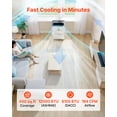 thumbnail image 4 of VEVOR Portable Air Conditioner, 12000 BTU ASHRAE (8150 BTU SACC) 4-in-1 Standing Cooling Ac Unit, LED Touch Panel & Remote Control, 24h Timer, Cooling, 4 of 9