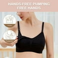 thumbnail image 2 of Hands Free Pumping Bra - Comfortable Breathable Nursing Bra U Shape Bra Extender Adjustable Straps Compatible with All Breast Pumps Easy to Clean for Postpartum Breastfeeding Use, 2 of 7