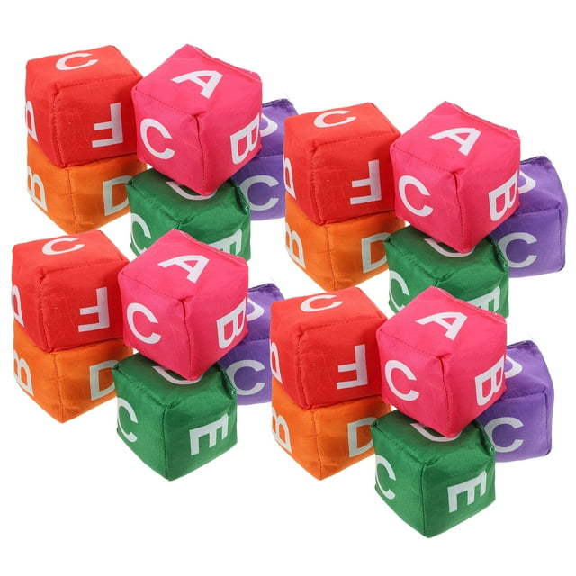 20 Pcs Sacs de Fèves pour Enfants Jeu de Lancer Jouet de Lancer Activités en Classe