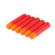 ESTINK 6Pcs Sponge Round Soft Bullets, Refillable Mega Sponge EVA Round Soft Bullets Refill Darts