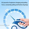 thumbnail image 4 of Correa retráctil para perros, adecuada para perros pequeños, medianos y grandes, y gatos. 360° antienredos (azul)., 4 of 5