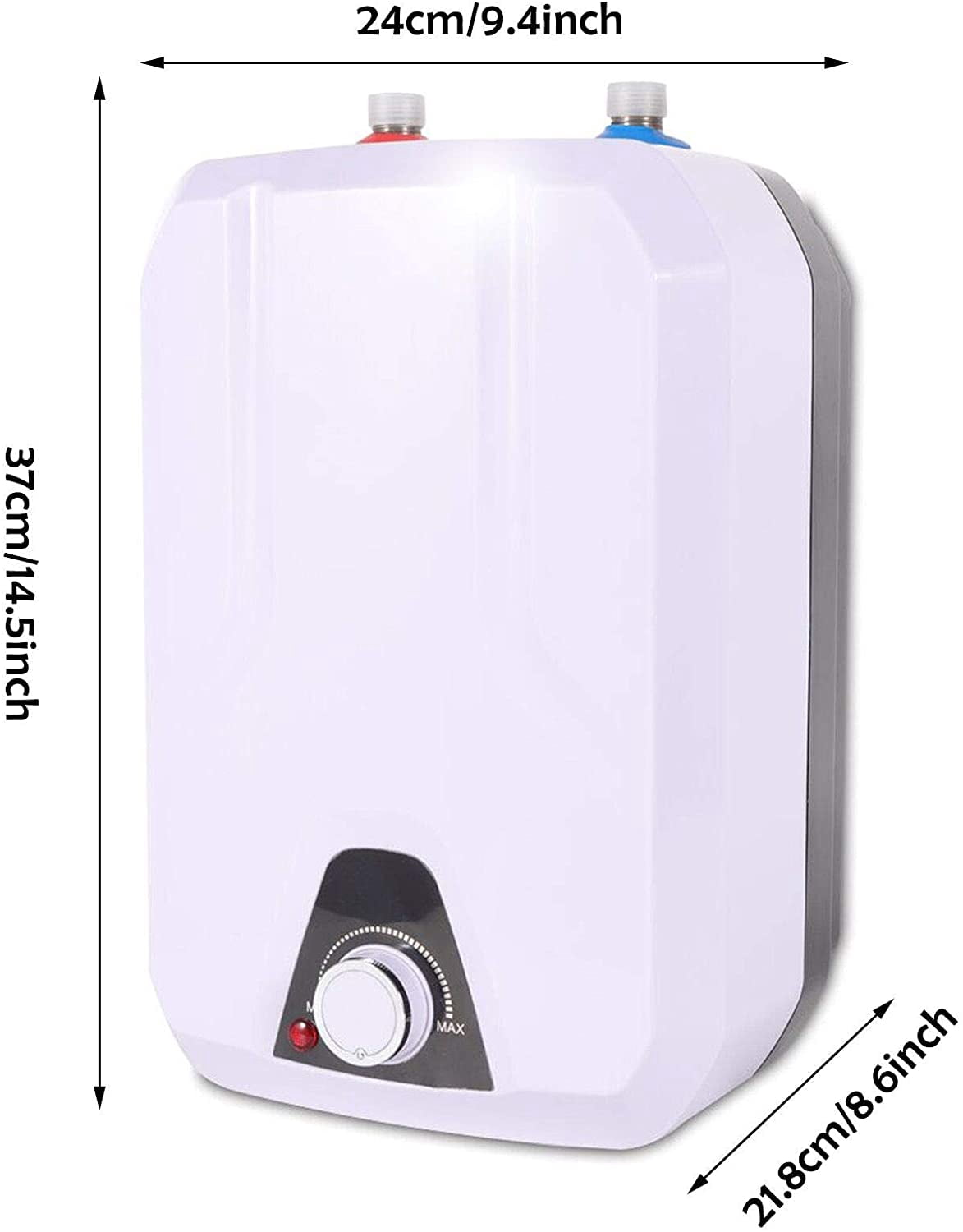 FETCOI 1500W 8L Electric Hot Water Heater Set Bathroom Shower Kitchen Bathroom Home 55℃-70℃