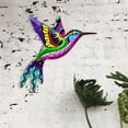thumbnail image 2 of 2 uds decoración de pared colorida estatua de colibrí escultura ilustraciones decoración libre, 2 of 5