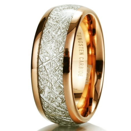 king will meteor tungsten wedding bands for men 8mm yellow wedding bands comfort fit 13 - Tungsten Wedding Rings king will meteor tungsten wedding bands for men 8mm yellow wedding bands comfort fit 13 - Tungsten Wedding Rings