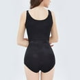 thumbnail image 5 of Odeerbi Womens Underwear Seamless Shapewear Tummy Control Body Shaping High Waist Regain Slimming Hip Pants Black, 5 of 7