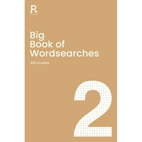 Richardson Puzzle Books Big Book of Wordsearches Book 2: A Bumper Word Search Book for Adults Containing 300 Puzzles, (Paperback)