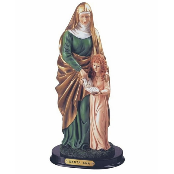 FC Design 12"H Santa Ana Statue Holy Figurine Religious Decoration