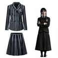 thumbnail image 4 of Wednesday Addams Robe en tulle Noir pour Filles Wednesday Addams Jenna Ortega Uniforme d'Académie, 4 of 6