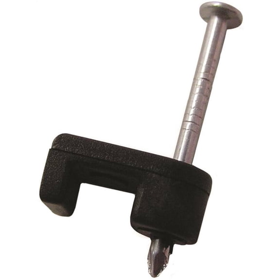 Gardner Bender Cable Staple,3/16In,Plastic,Tele,Pk25 PSB-1600T