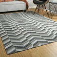 thumbnail image 4 of Kaleen Chaps CHP01-38 Rug in Charcoal - (2 Foot x 3 Foot), 4 of 4