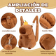 thumbnail image 3 of Bonita Mochila Felpa Forma Capibara Para Niños Nueva Xtellar cafe, 3 of 4
