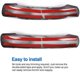 thumbnail image 4 of For Mercedes Benz Smart 451 Fortwo 2009-2015 Carbon Fiber Car Exterior Door Handle Cover Trim Decor Sticker Accessories, 4 of 5