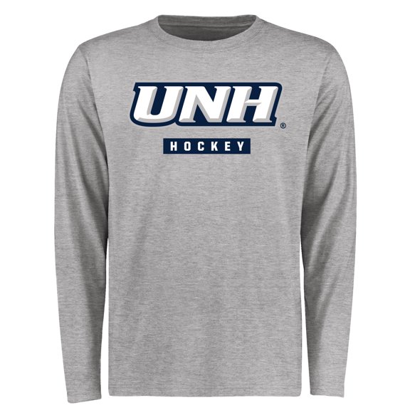 Men's Heathered Gray New Hampshire Wildcats Hockey East Long Sleeve T-Shirt