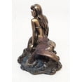 thumbnail image 3 of ARIEL MERMAID SITTING ON ROCK LOOKING BEYOND THE HORIZON FANTASY FIGURINE STATUE, 3 of 3