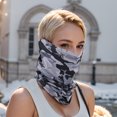 thumbnail image 5 of Unique Bargains 1 Pc Neck Gaiter Ice Silk Camouflage Scarf Mask Bandana Light Gray, 5 of 5