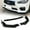 Matt Black, variant on Stay Tuned Performance For 14-17 Infiniti Q50 Sport Painted Black Front Bumper Lip Spoiler Lip 3PCS