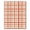 Orange, Pattern 2, variant on ODIKA 4' x 6' Machine Washable Non-Slip Area Rug, geometric geometric High Traffic Rug, Orange, 962727