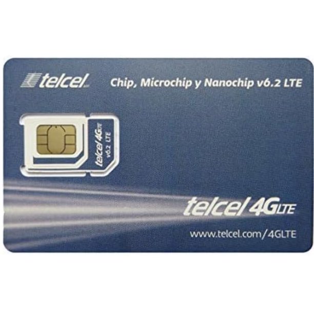 Tarjeta SIM prepago Telcel México con 2.5 GB de datos y llamadas ilimitadas
