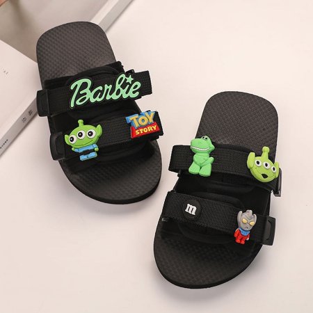 

Children‘s slippers summer cartoon boys non-slip outdoor sandals parent-child beach shoes girls Middle and big children indoor slippers