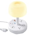 thumbnail image 2 of BotaniNest Functional Power Strip With Desk Lamp – USB Charging Ports Adjustable Night Light Surge Protector Charging Station For Home & Dorm Compact Design, 2 of 7