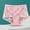 Pink, variant on High Waisted Womens Underwear Lace Briefs Cut-out No Show Underwear Butt Lifting Tummy Control Panties L