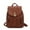 Brown, variant on MKF Collection Xandria Vegan Leather Women’s Backpack Medium Multi Compartments by Mia K -Pewter