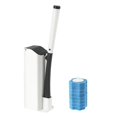 thumbnail image 3 of fastboy Disposable Toilet Wand Kit Disposable Head Cleaning Brush with 8 Disposable Refill Heads Cleaning Tool, 3 of 9