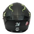 thumbnail image 3 of Casco Para Motociclista Sayto 2W Mate Monster Abatible Con Gafas Certificado Talla M, 3 of 3