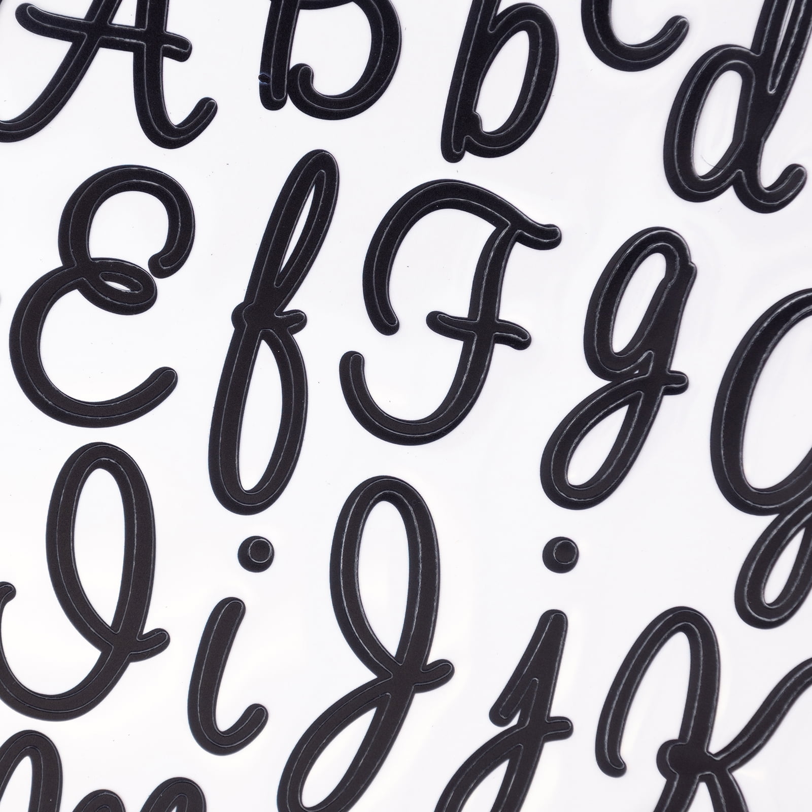 Glitter Script Alphabet Stickers, Hobby Lobby