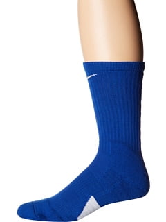 blue and white nike socks