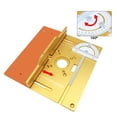 thumbnail image 3 of Riwcyla Set of 2 Router Table Insert Plate Aluminum Alloy Wood Milling Flip Board Machine Engraving Auxiliary Tool Woodworking Benches, 3 of 6