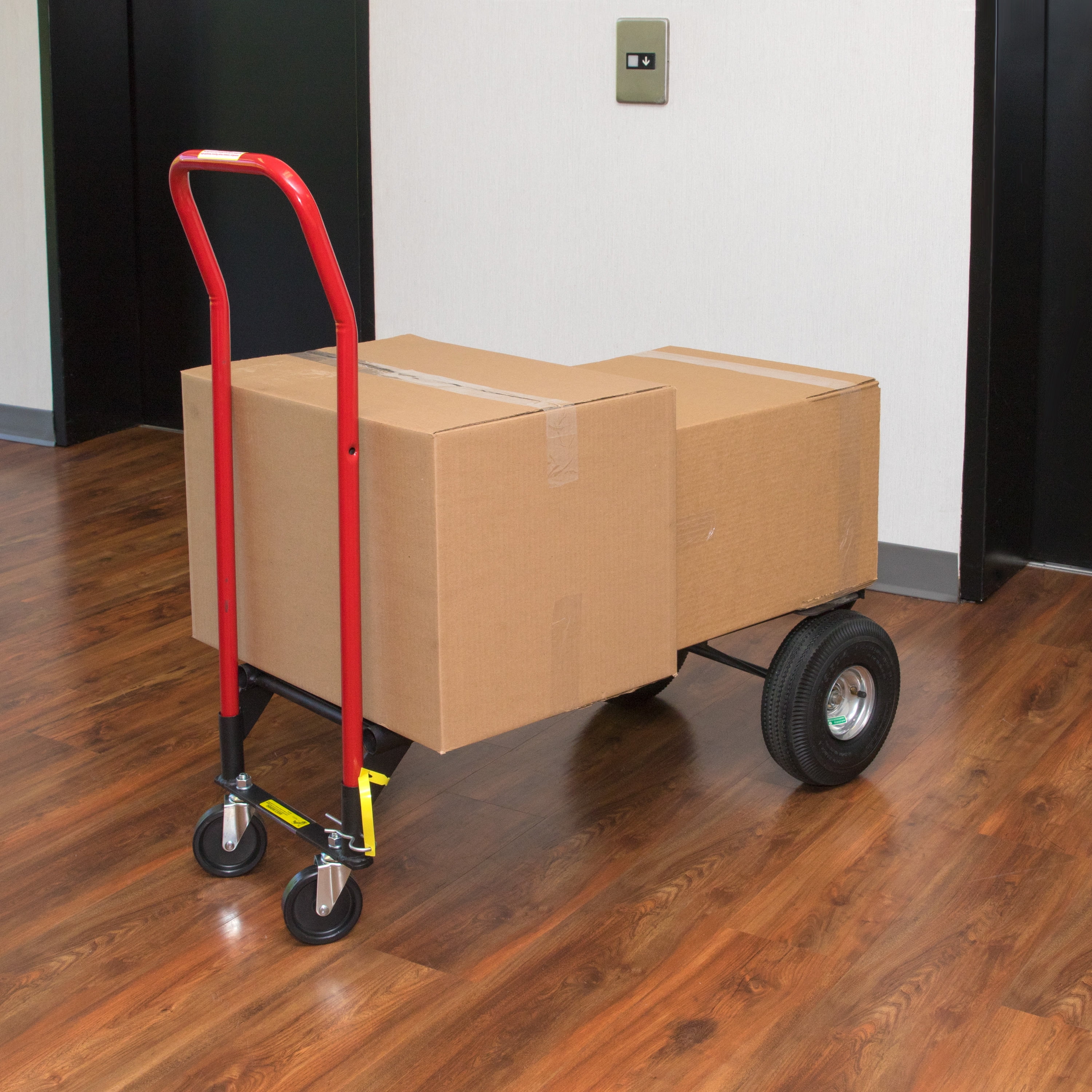 Sparco, Convertible Hand Truck with Deck, 1 Each, Gray