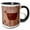 Black/White, variant on 3drose, Usa, Utah, Moab, Petroglyphs - Us45 Pwa0004 - Patrick J. Wall, 11oz Mug