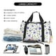 thumbnail image 5 of Balery Purple Chicory Bolsa de Gimnasio para Mujeres, Bolsa de Viaje con Bolsillo Húmedo, Bolsa de Fin de Semana para Mujeres, Bolsa de Viaje Resistente al Agua, 5 of 7