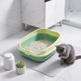 thumbnail image 5 of huayou Open Top High Sided Cat Litter Box, Anti-Splash Large Capacity Kitten Litter Pan, Easy Clean Pet Toilet, for Indoor Small Medium Cats, 5 of 7